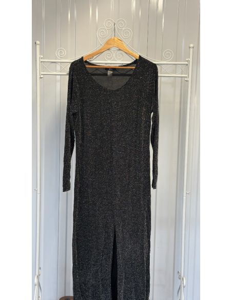 Zwarte glitter jumpsuit C&A