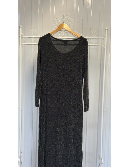 Zwarte glitter jumpsuit C&A