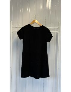 Zwarte T-shirtjurk 2