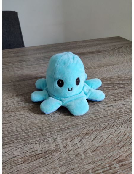 Omkeerbaar octopus-knuffeldier volgens uw stemming