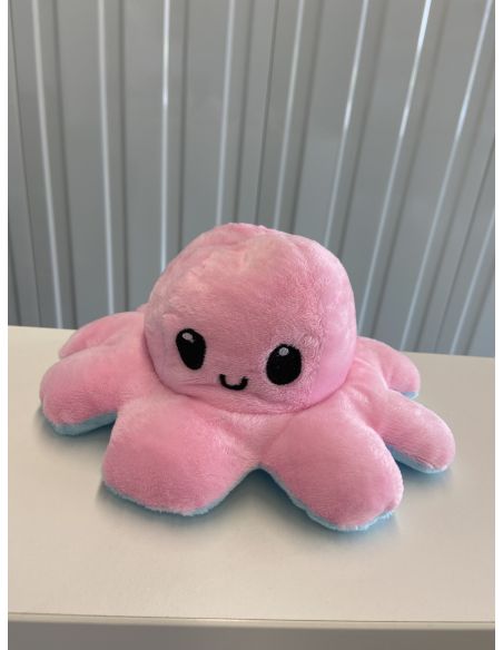 Omkeerbaar octopus-knuffeldier volgens uw stemming