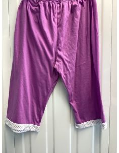 XL paarse pyjamabroek
