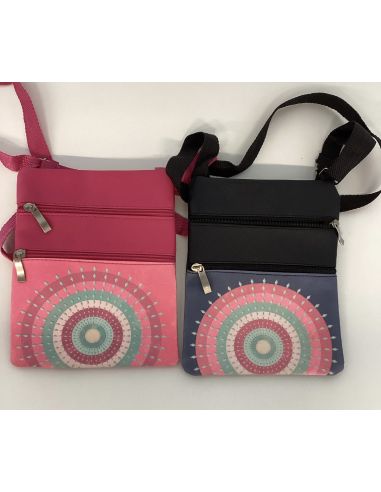 2 petits sacs à bandoulière - rose et...