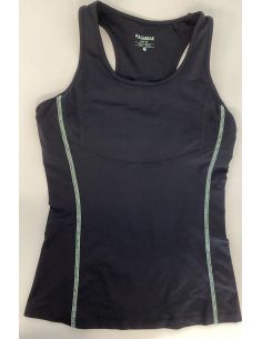 T-shirt noir sans manches -...