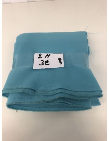 Tissu turquoise 2 m