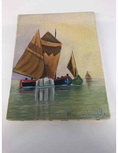 Decoratief zeilboot frame