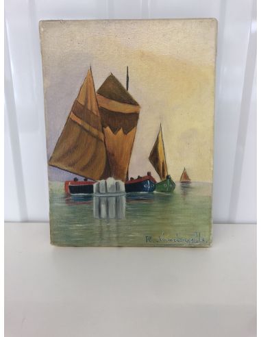 Decoratief zeilboot frame