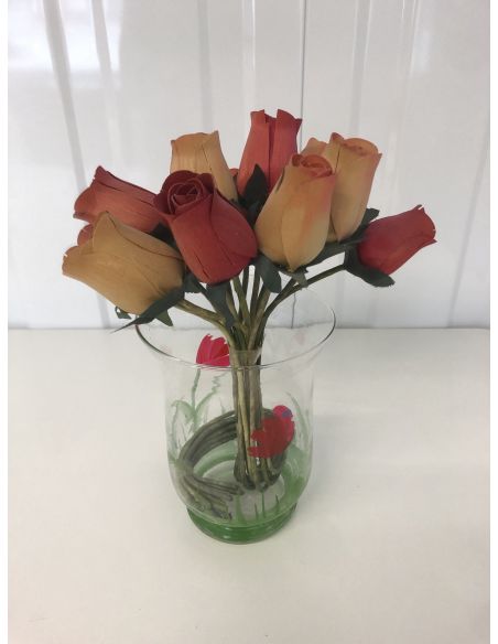 Vase en verre
