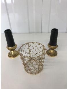 Lot de bougeoirs