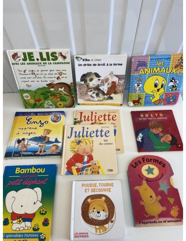Lot de 10 livres divers