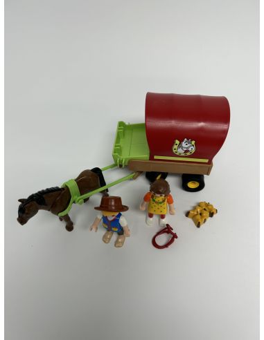 Playmobil met karretje 5228