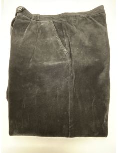 Zwarte leren broek maat 44