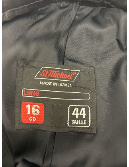 Zwarte leren broek maat 44
