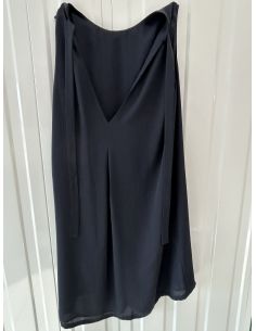 Marineblauwe jurk maat 44