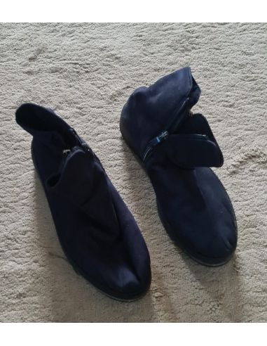 Paire de bottillons bleus