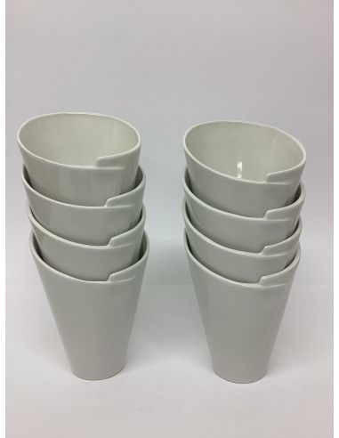 Lot de 8 cornets de frites