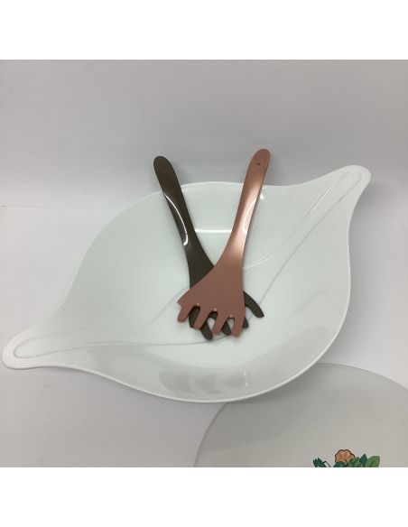 Saladier avec cuillères intégrées