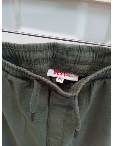 JBC - Pantalon cargo kaki