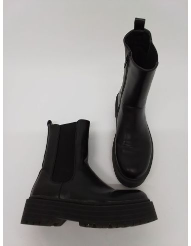 Boots à plateforme noires