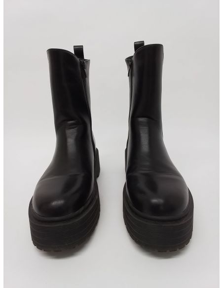 Boots à plateforme noires