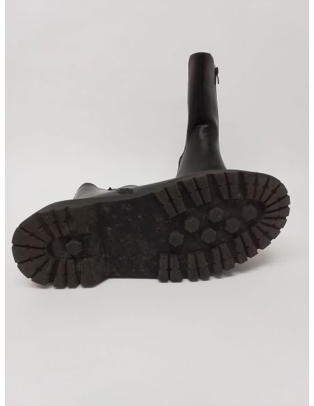 Boots à plateforme noires