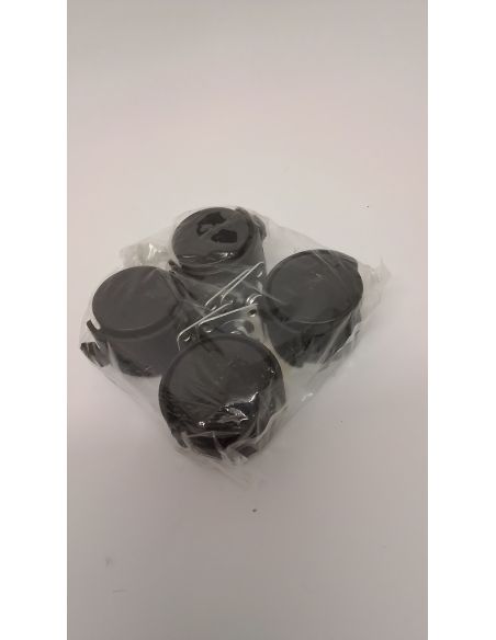 Set van 4 zwenkwielen
