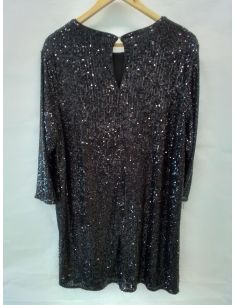Robe noire à sequins 2
